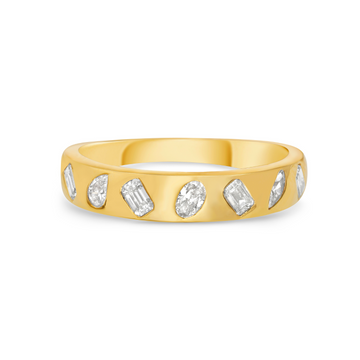 Capucelli Mixed Shape Diamond Eternity Fashion Band (0.50 ct.) in 14K Gold